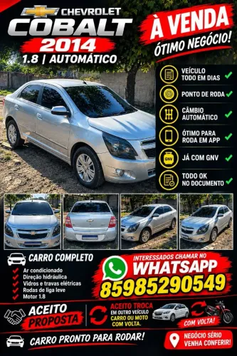 Chevrolet Cobalt LTZ 1.8 8V Econo.flex 4P Aut. 2014