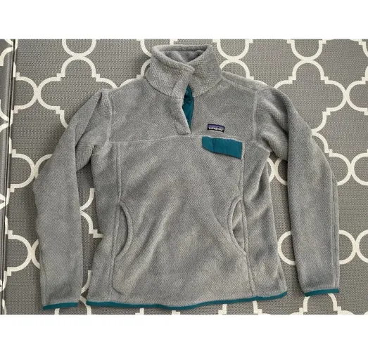 Jaqueta Fleece Patagonia Re-Tool Snap-T Cinza M Original