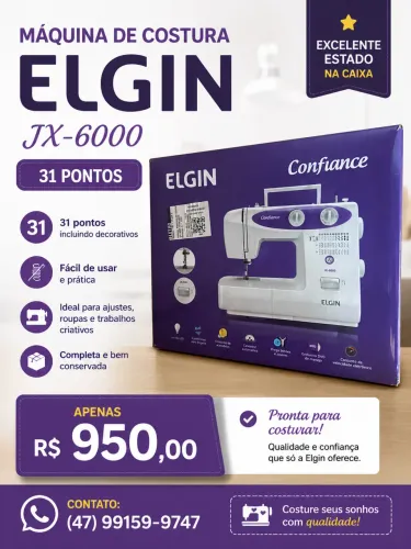 Vendo máquina de costura na caixa!!