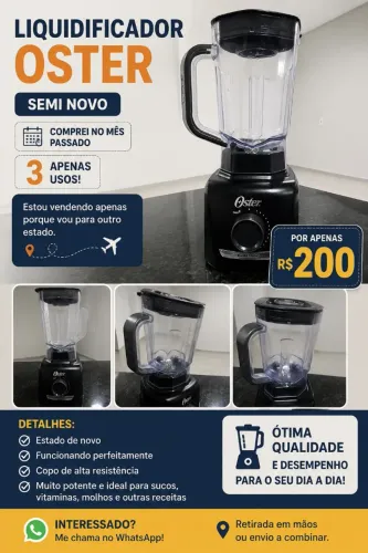 Liquidificador oster