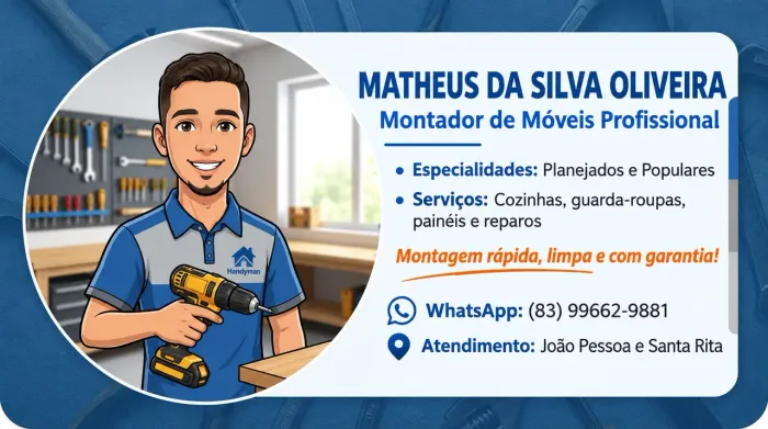 Montador de móveis profissional