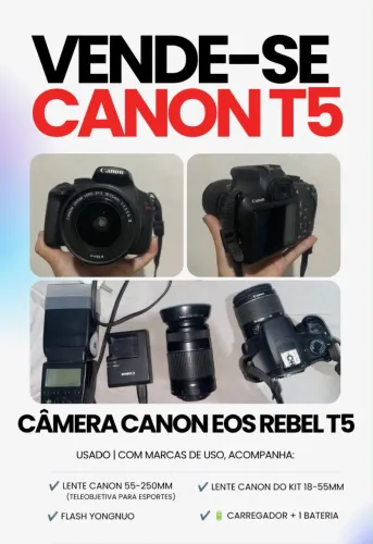 Câmera Cânon