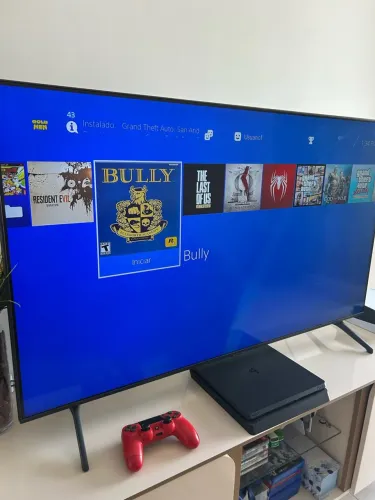 PS4 1tb DESBLOQUEADO (Lotado de jogos)