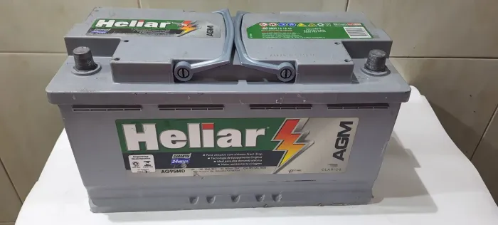 Baterias Automotivas 95 Amperes Heliar Agm