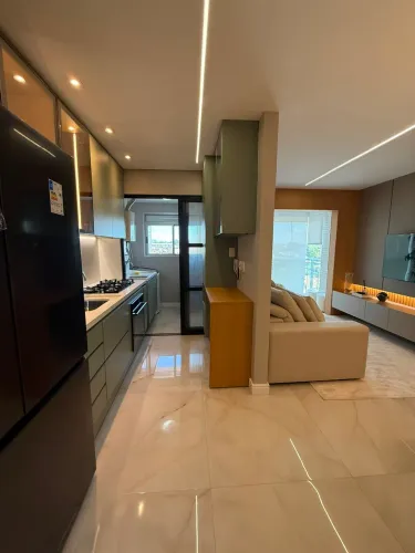 Residencial Palm Beach - Apartamento 72m² 2 Quartos Sendo 1 Suíte 100% Mobiliado
