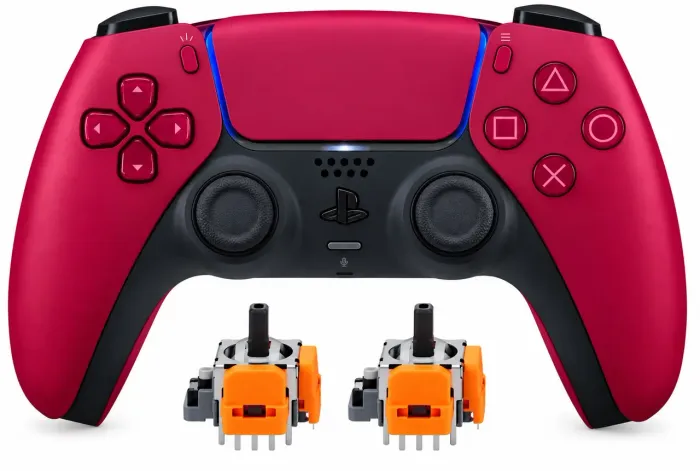 CONTROLE DE PS5 RED NOVO ( COM ANALOGICO HALL EFFECT)