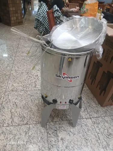 FRITADEIRA SKYMSEN AGUA E OLEO 8000W - NOVO