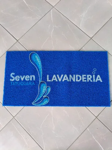 Capacho/Tapete Personalizado 100cm X 60cm Vinil 12mm antiderrapante emborrachado