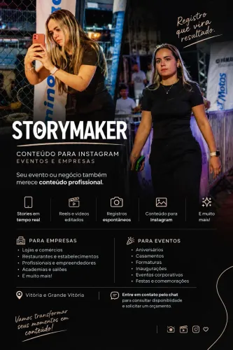 Storymaker para Eventos e Empresas | Stories + Reels