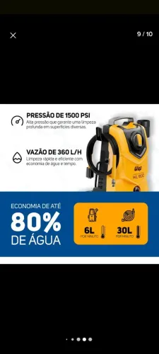 Lavadora de alta pressão - jato