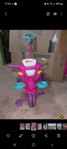Triciclo infantil Velo baby feminino Ro