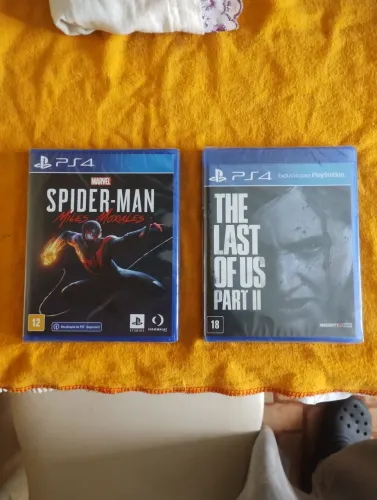 Combo 2 jogos The Last of us parte 2, Spiderman Miles 