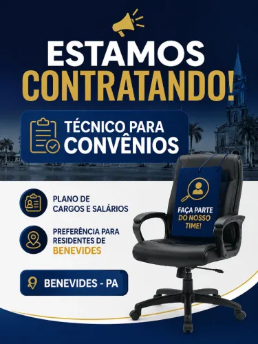Contrata-se Técnico de Convênios