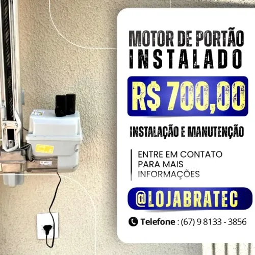 Motor de portão eletrônico de 8 segundos