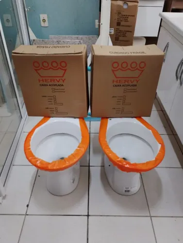 VASO SANITÁRIO ACOPLADO NOVO COMPLETO DIRETO DA FÁBRICA!