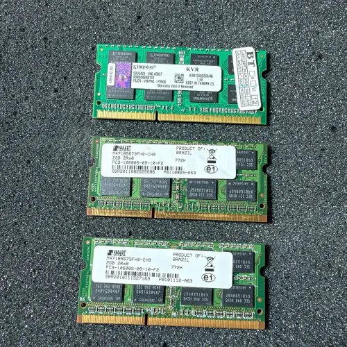 Kit 3 Memórias RAM DDR3 para Notebook - 8GB Total