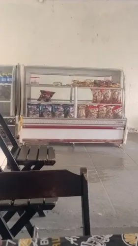 Balcao ar quente lanchonete