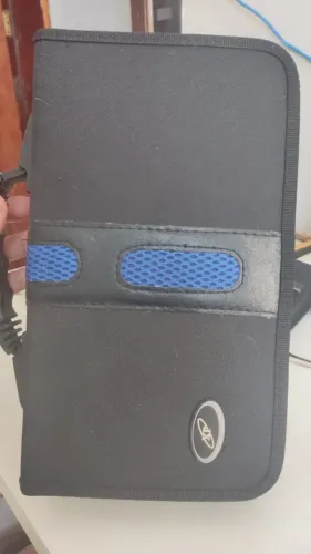 Maleta Estojo Organizador Porta CD / DVD para 128 Mídias