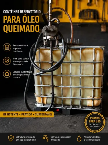 Bombona container com bomba manual