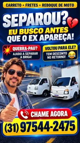 Carretos e pequenas mudanças- Reboque de motos