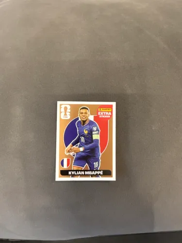 Figurinha Extra Mbappé Bronze rara 2026 copa