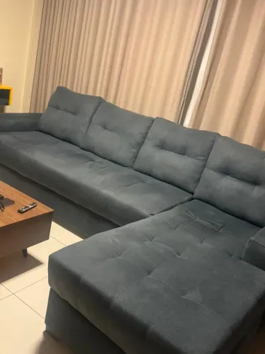 Sofá de canto com chaise