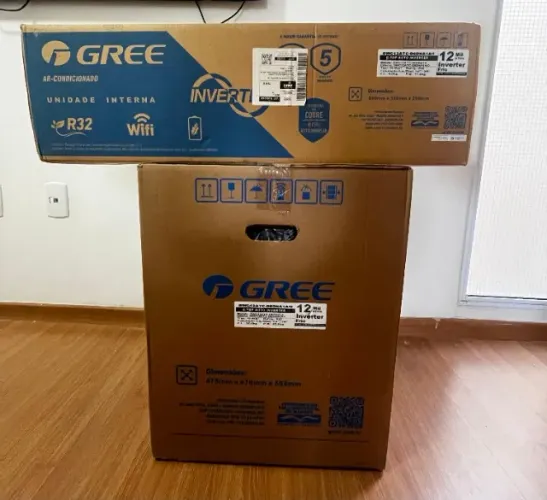 Ar-Condicionado Gree Inverter 12 Mil BTUs - Zero Uso, com NF