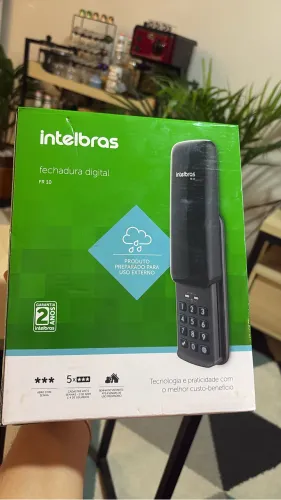 Fechadura Digital de Sobrepor com Senha FR 10 Preto Intelbras