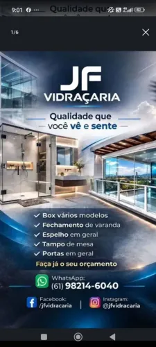 Vidros em geral vidraçaria 