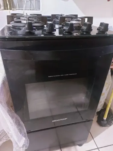 vendo fogão BRASTEMP 4 bocas vidro temperado 1.300 reais