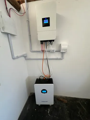 Energia solar a bateria 