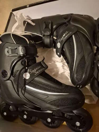 Patins Inline Traxart Jet Platinum Special Series - Pouco Usado (Na Caixa)