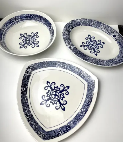 Conjunto porcelana travessas