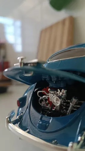 Fusca Azul  Burago 1:18 miniatura