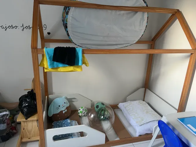 Cama com colchão