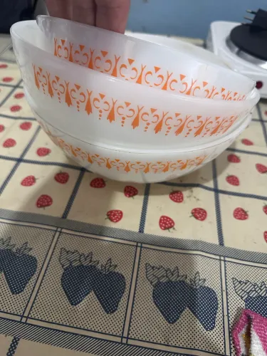 jogo de 3 bowls antigos/vintage
