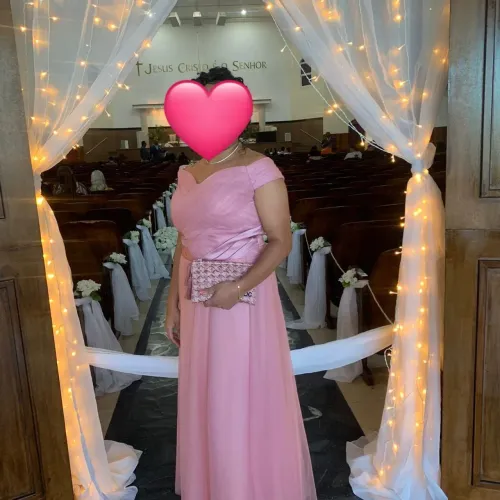 Vestido de Festa Rosa