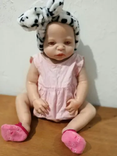 Boneca Reborne original grande (tem avarias)