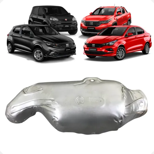 Protetor Catalisador Fiat Strada Argo Cronos Uno 2020 2021