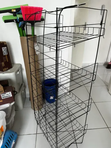 Expositor Com 4 Bandejas De 50 Cm - Para Salgadinhos E Pães