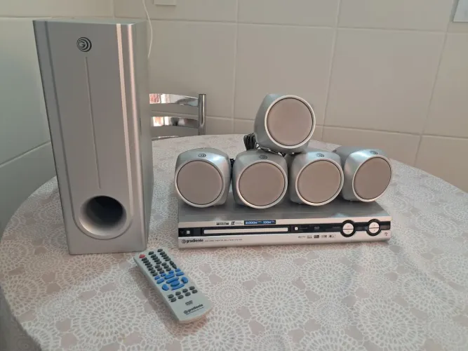 HOME THEATER DVD GRADIENTE HTS-420 USADO BEM CONSERVADO
