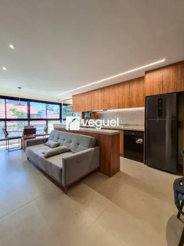 Apartamento mobiliado de 49m² com 1 quarto, 1 suíte para alugar no bairro Nova Campinas, C