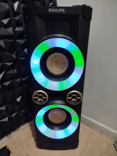 Som torre Philips NX4 funcionando tudo perfeitamente
