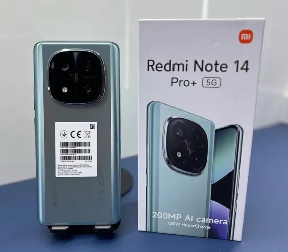 Celular Redmi Note 14 PRO PLUS 5G 256GB 12GB RAM AZUL LACRADO