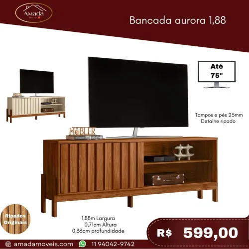 Bancada Aurora 1,88 - à pronta entrega 