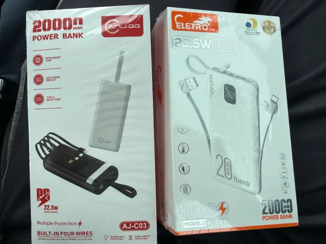 Carregador portátil 20.000 mAh