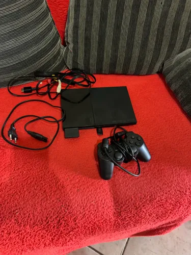 PlayStation 2 com 10 jogos