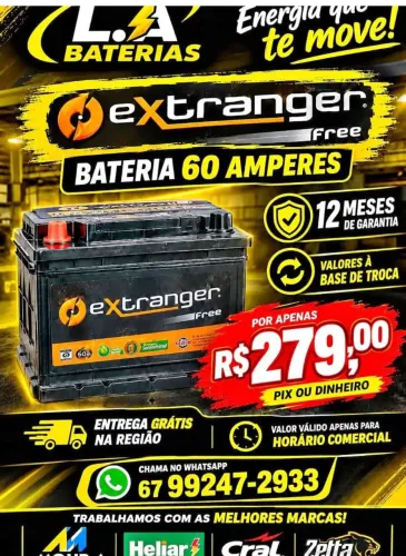 Bateria Extranger 60ah 