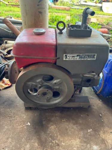 Motor Estacionário Diesel Yanmar NS-90 Antigo p/ Rabeta Gerador Bomba