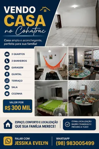 Vendo Casa no Cohatrac Araçagy